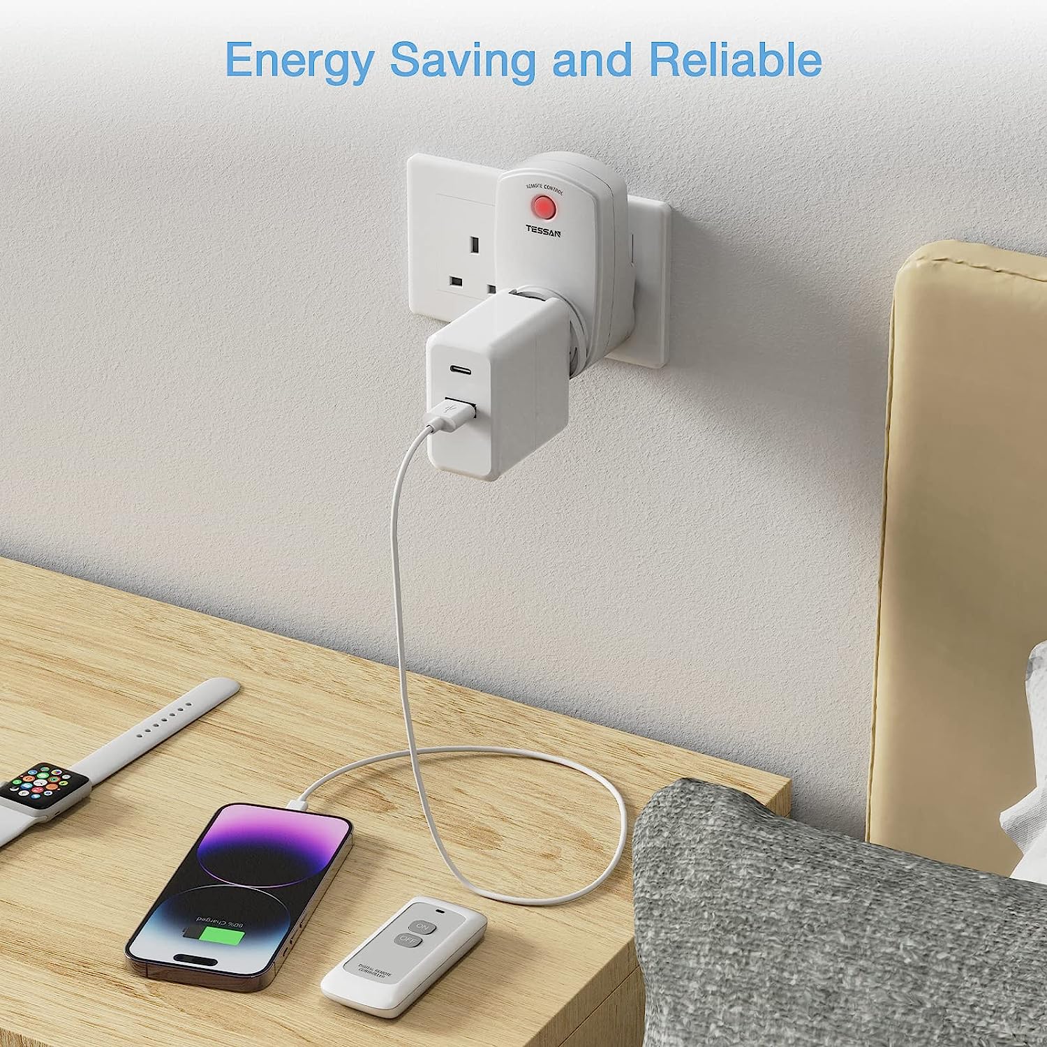 Wireless Remote Control Sockets with 30m Operating Range