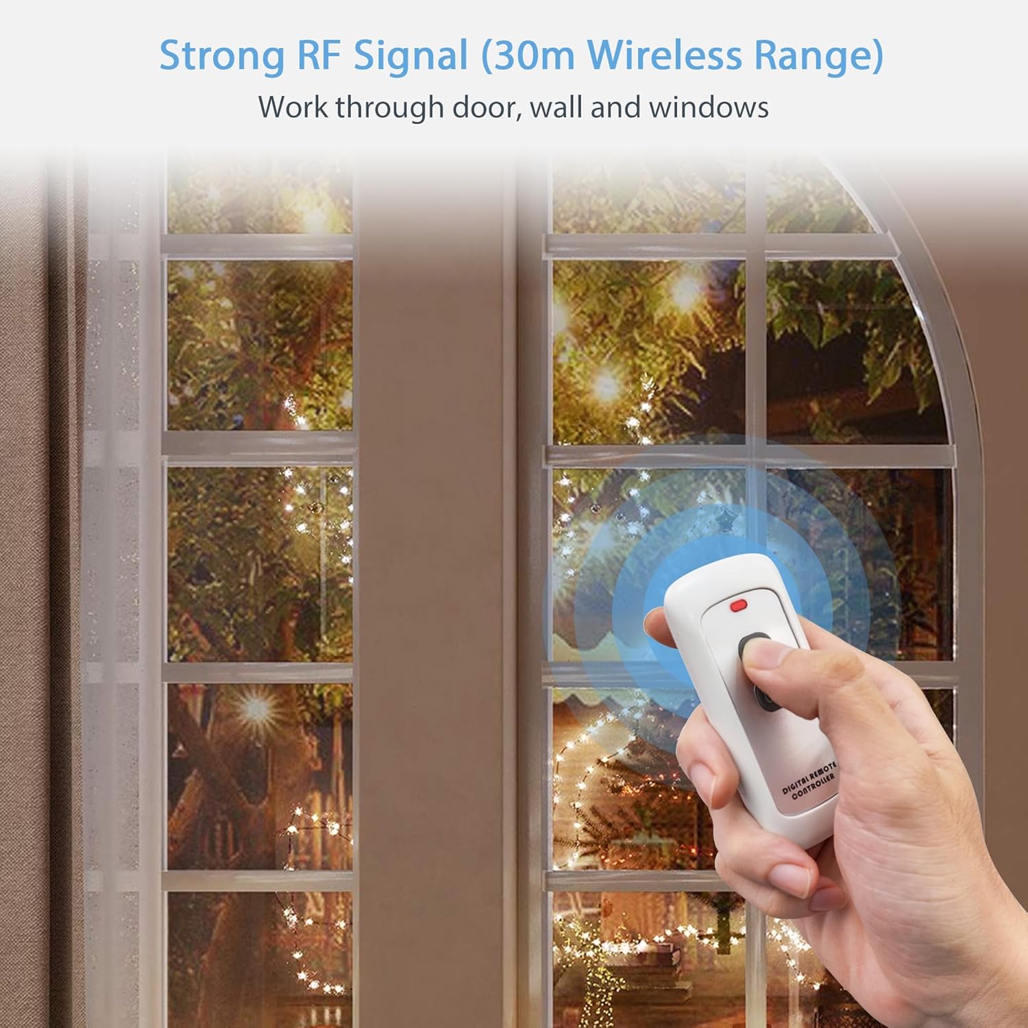 TESSAN Remote Control UK Plug Socket 2 Pack