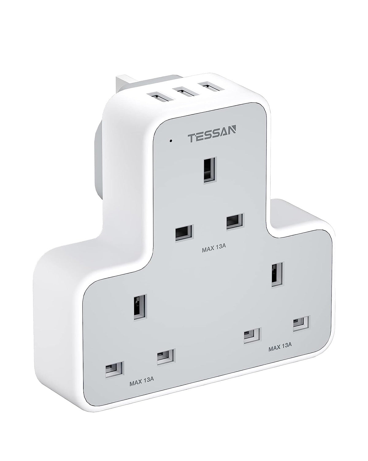 Extension Plug 3 Way Plug Extension Adapter Plug UK