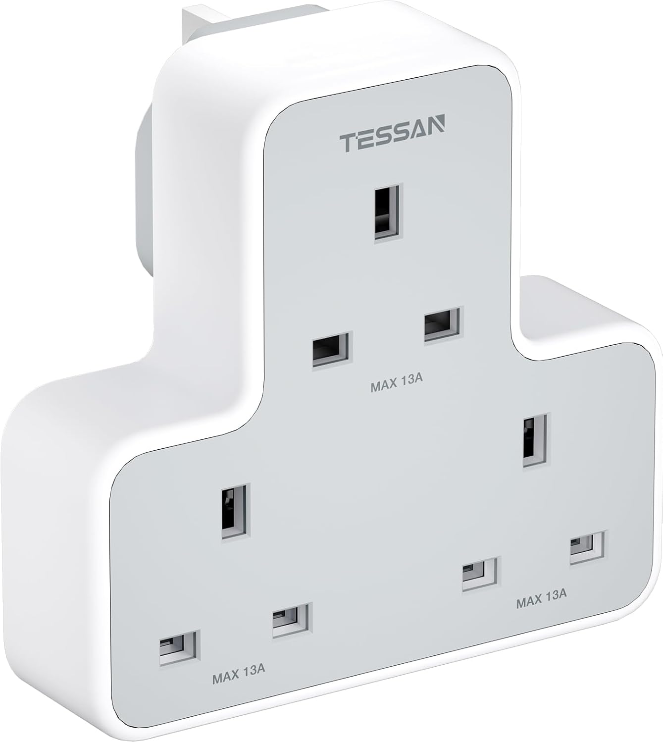 TESSAN UK Multi Plug Extension Socket