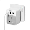 TESSAN UK Plug Adaptor with USB C