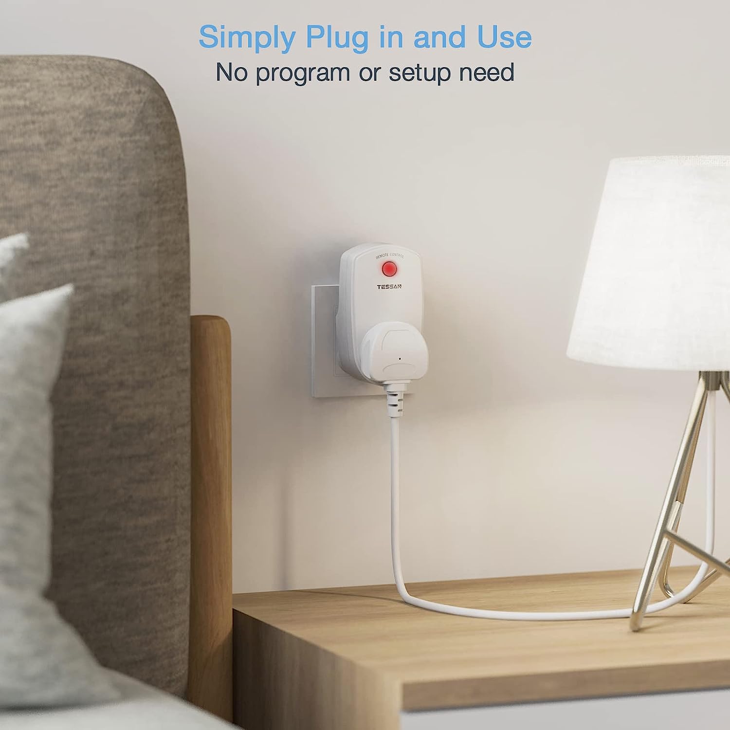 Remote Control Power Outlet Light Plug for Smart Socket Eu Adapter