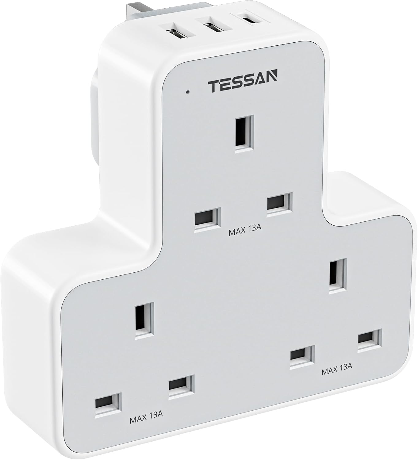 TESSAN UK Multi Plug Extension Socket