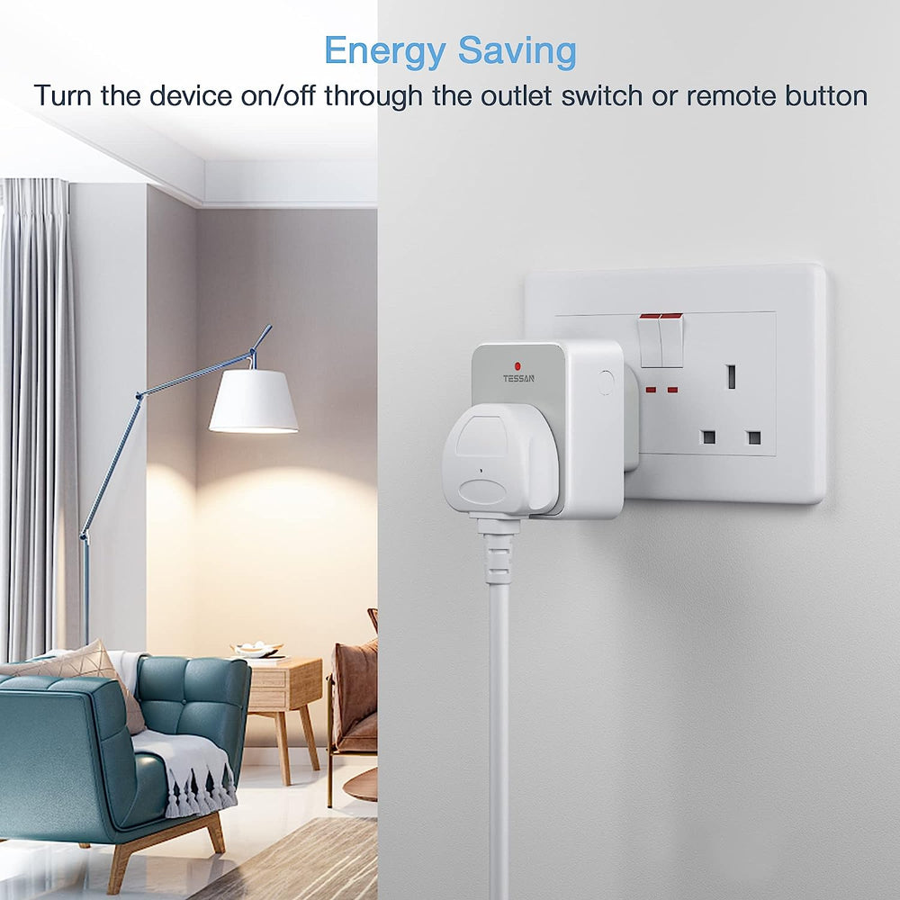 Remote Control Plug Socket 30m Remote Control Range