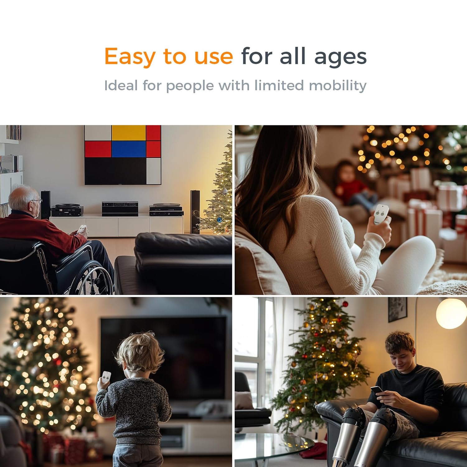 TESSAN UK Remote Control Plug Socket